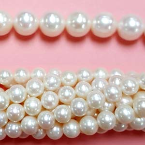 FRESHWATER PEARL POTATO 9-10MM WHITE